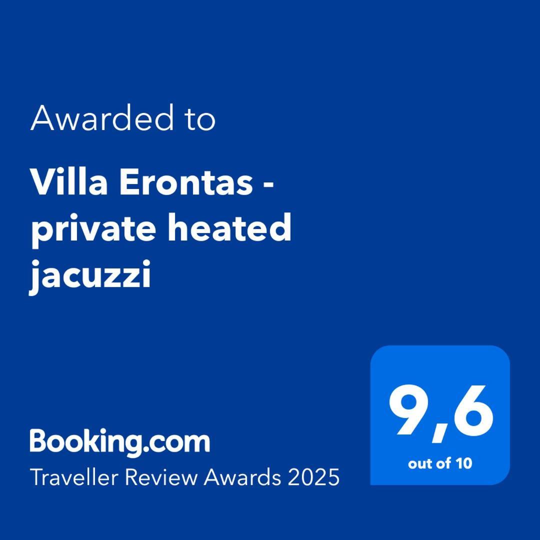 Villa Erontas - Private Heated Jacuzzi Makhairoí Eksteriør billede